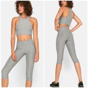 Outdoor Voices Crop Leggings Grey Size S